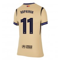 Barcelona Raphinha Belloli #11 Fotballklær Bortedrakt Dame 2025-26 Kortermet